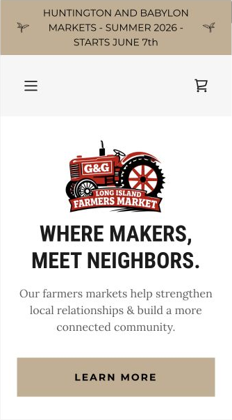 v2 mobile homepage with refreshed identity and call to action